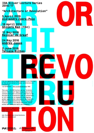 2016 Architecture or Revolution